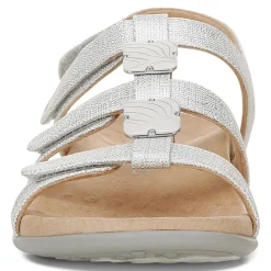 Amber Metallic Adjustable Sandal