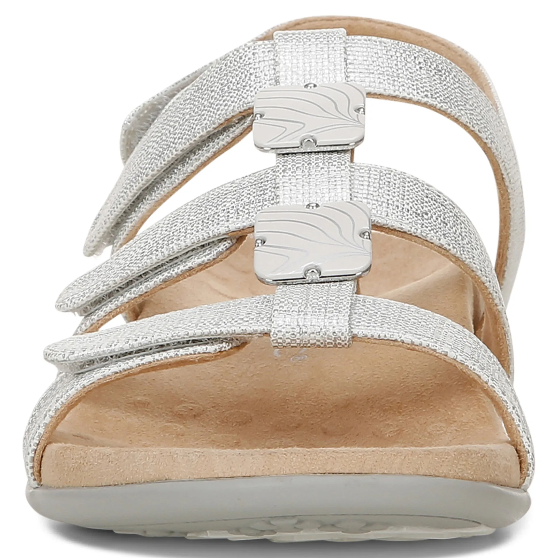 Amber Metallic Adjustable Sandal
