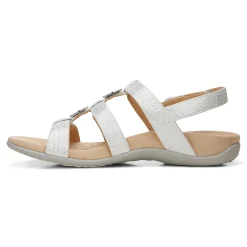 Amber Metallic Adjustable Sandal