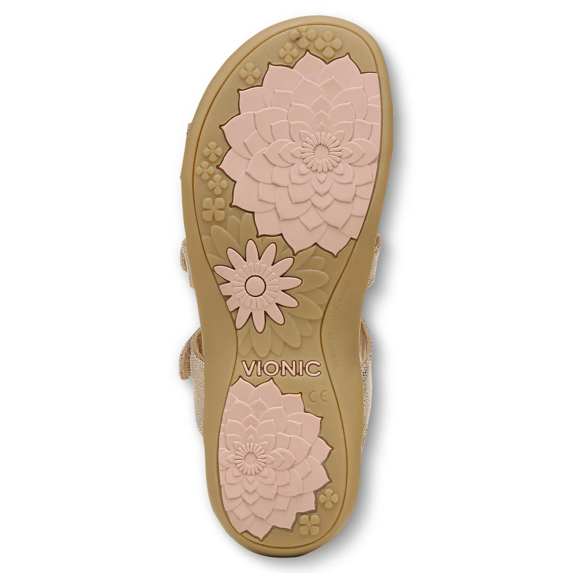 Amber Metallic Adjustable Sandal